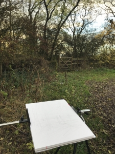 English Country...Plein air painting