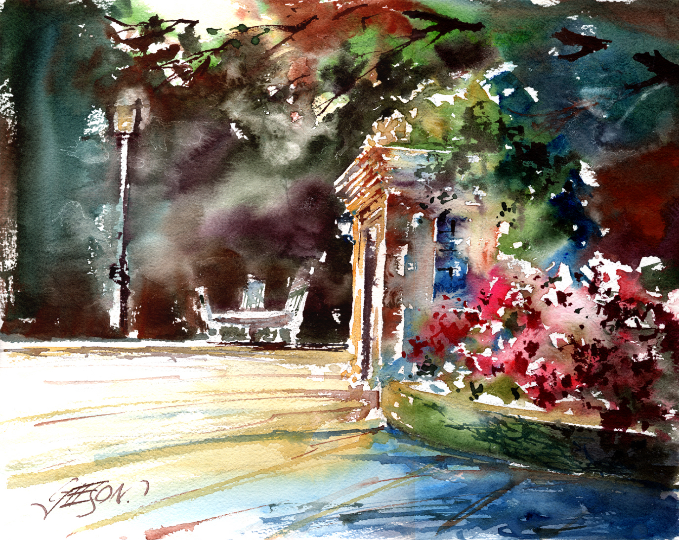 New Shoots From The Live Broadcast - Andrew Geeson Loose Watercolours