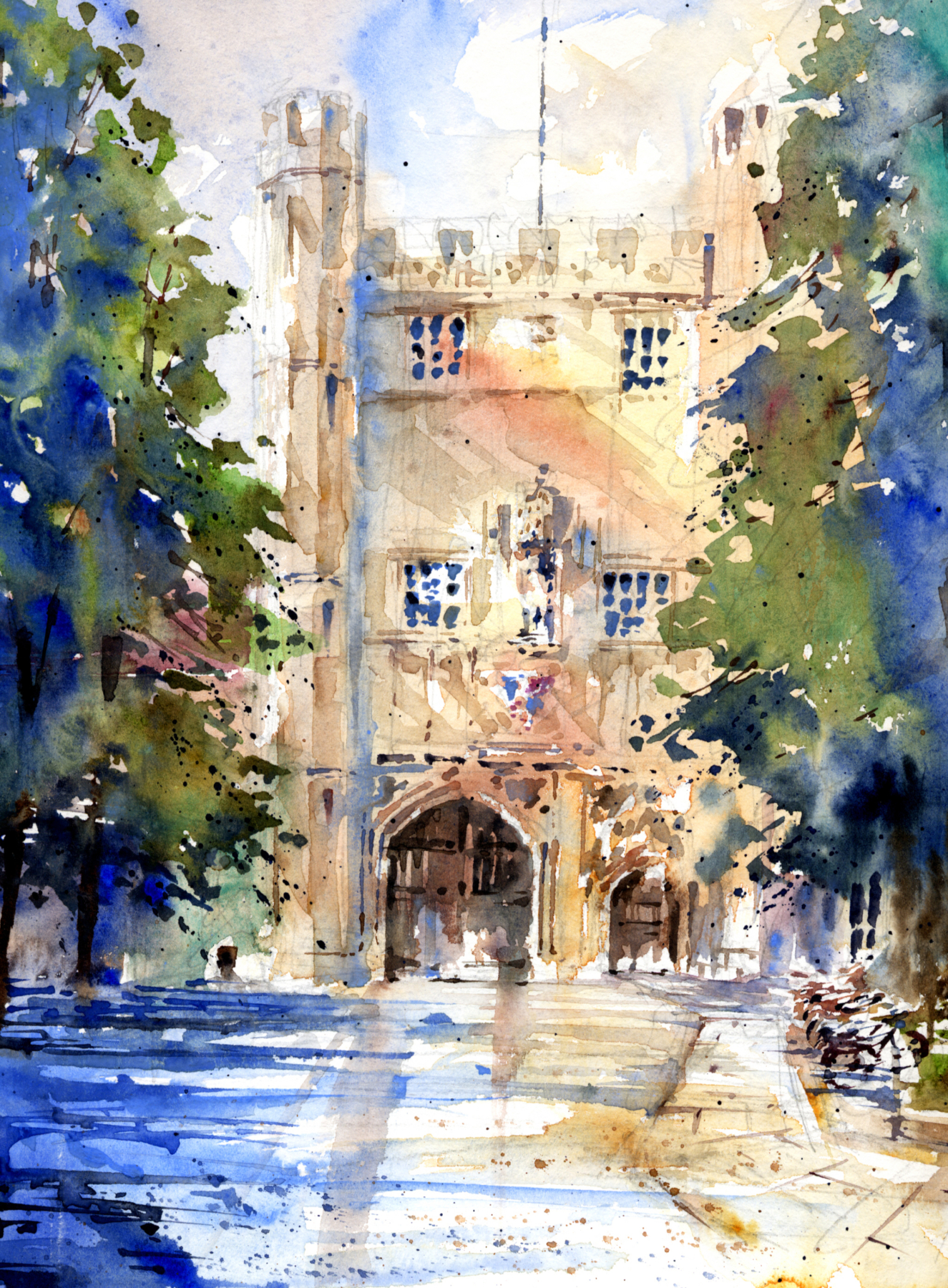 Trinity College Cambridge Art Print