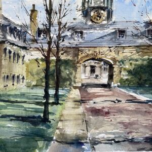 贝尔顿之家（原创水彩画）