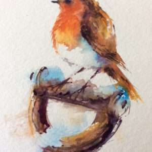 Sketchbook Noël 2018 Mr Robin