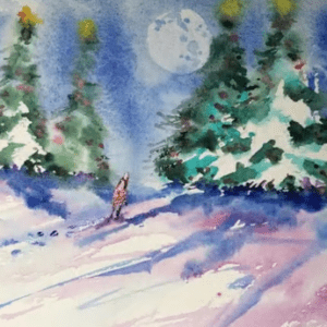 Scène d'hiver pour débutants