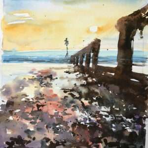 Sketchbook Février 2019 'Lumière du soir'