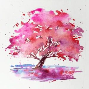 Loose Beginners Pink Blossom Tree